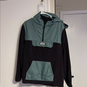 Vans Black and Green Hoodie